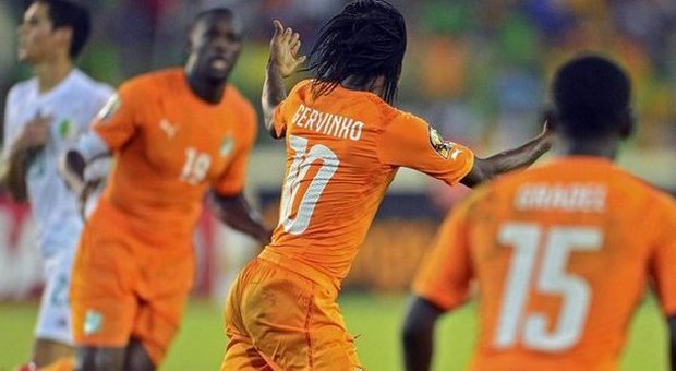 Gervinho-gol, la Costa d'Avorio va in semifinale. Avanza anche il Ghana