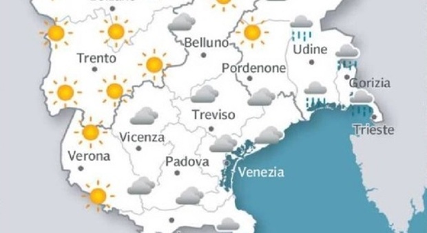 Meteo, le previsioni in Veneto e Fvg per i prossimi giorni. Temperature sopra la media stagionale, pausa dalle piogge