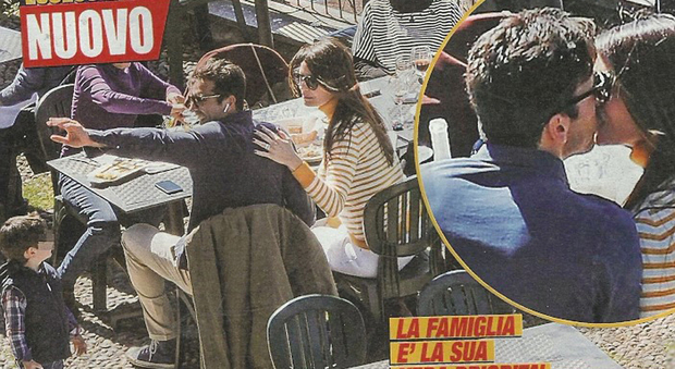 Gigi Buffon e Ilaria D'Amico vita in famiglia: pranzo fuori con il figlio Leopoldo Mattia e gli amici