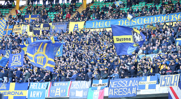 Inter-Verona, tifoso dell'Hellas lancia un bicchere pieno di urina e altri oggetti: diffidato