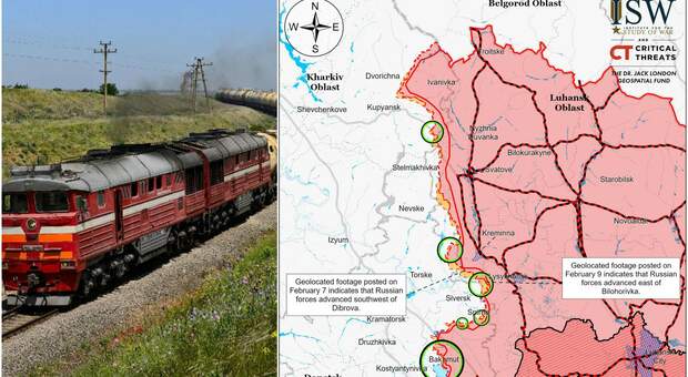 Il treno dello Zar, ecco la barriera di vagoni lunga 30 km: la nuova linea difensiva di Putin contro l'avanzata di Kiev