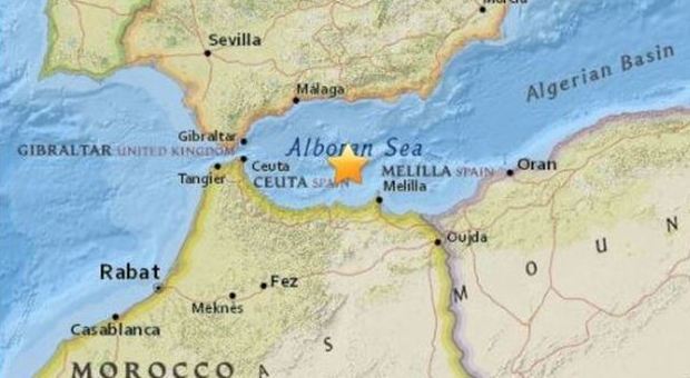 Nuova scossa di terremoto al largo del Marocco tra le città spagnole di Ceuta e Melilla