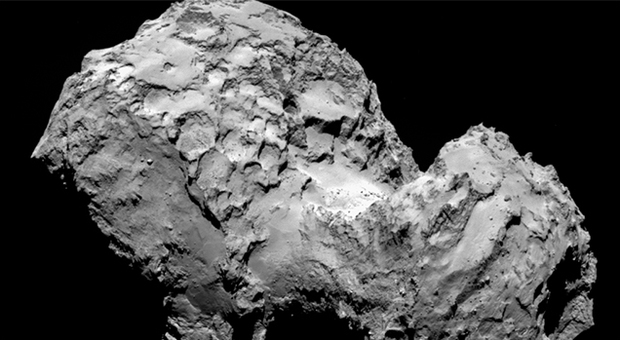 L'asteroide fotografato dalla sonda Rosetta