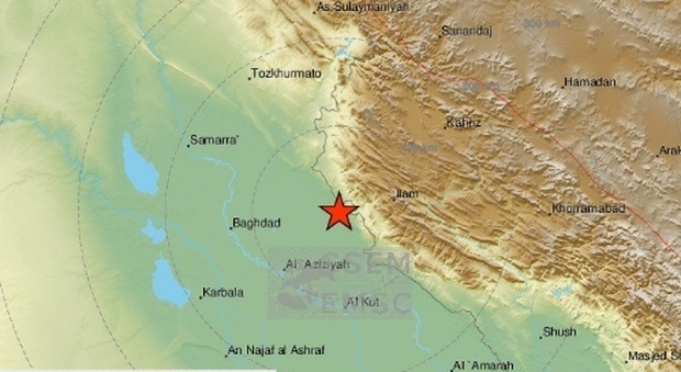 Terremoto, forte scossa tra Iran e Iraq, paura nelle due capitali Teheran e Baghdad