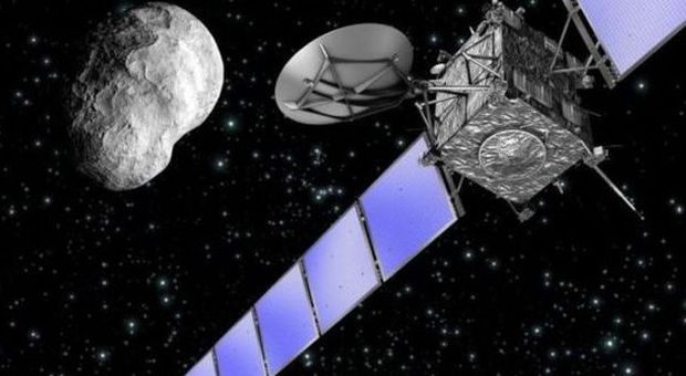 La sonda Rosetta domani raggiungerà la cometa 67P (Ansa)