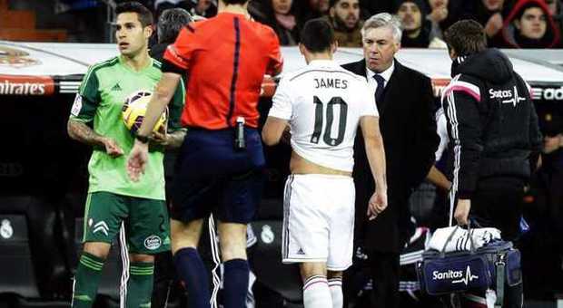 Il Real Madrid sa solo vincere James Rodriguez: "Difendiamo tutti"