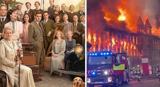 Downton Abbey e Peaky Blinders, scoppia un incendio nella fabbrica dello Yorkshire usata per le riprese delle serie tv