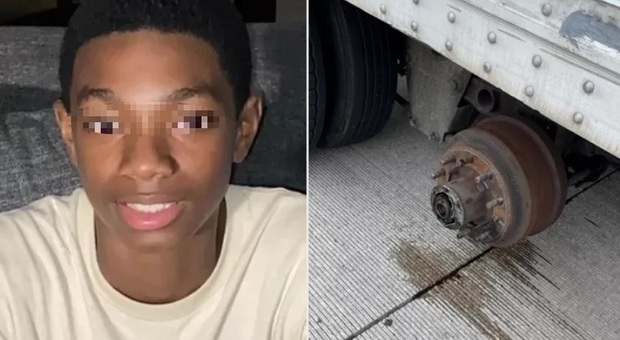 William, 15 anni, morto mentre aiutava suo padre a cambiare una gomma bucata: colpito dalla ruota di un tir