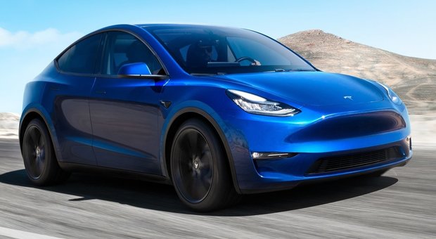 La Tesla Model Y che dovrebbe vedere la luce quest'anno