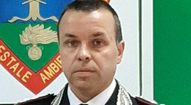 Il tenente colonnello Pacia comandante del nucleo investigativo di polizia ambientale