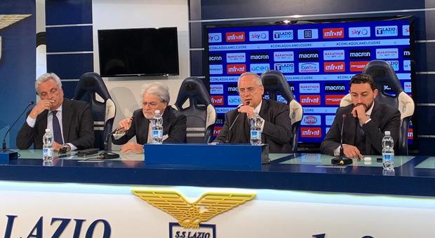 Lazio, Lotito presenta Nicolò D'Angelo: «Sicurezza al primo posto»