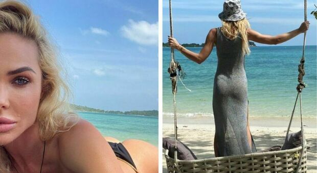 Ilary Blasi in Thailandia: bikini e lato B in mostra per la sexy vacanza con Bastian