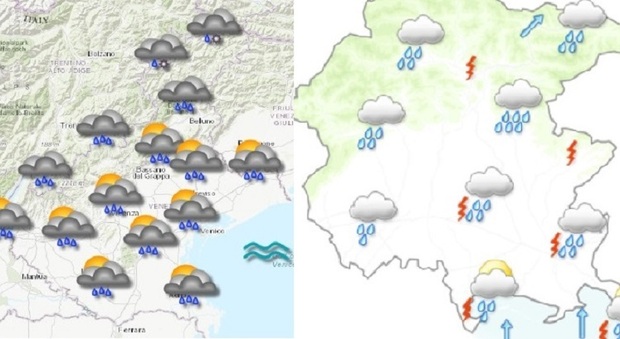 Meteo, le previsioni in Veneto e Fvg