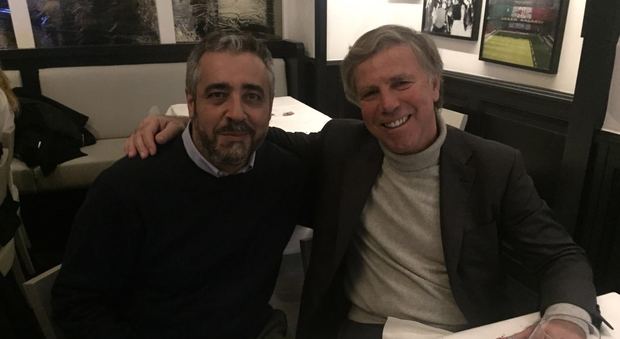 Preziosi patron del Genoa ha tifato per gli azzurri nel ristorante milanese