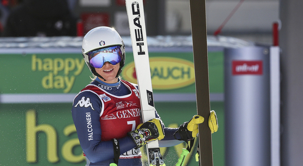 La 29enne sciatrice azzurra Elena Curtoni