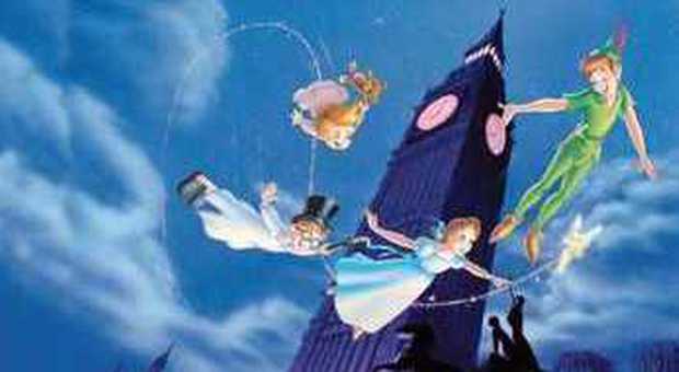 Una scena di Peter Pan di Walt Disney