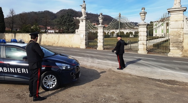 La pattuglia dei carabinieri di Montecchio Maggiore