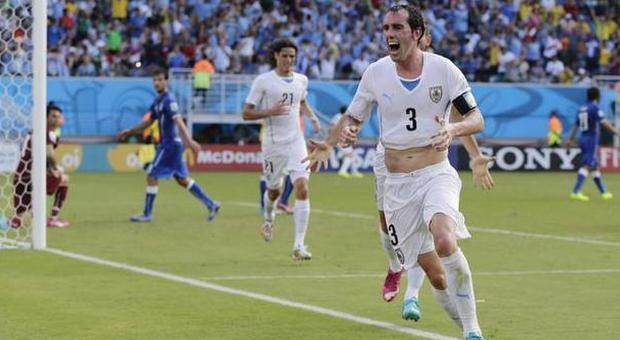 Italia-Uruguay, le pagelle della Celeste: ​Godin super, Suarez rovina tutto