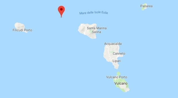 Terremoto, scossa di 3.5 al largo delle isole Eolie