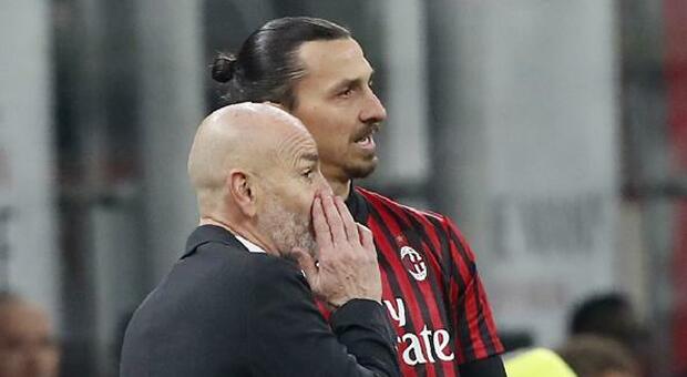 Milan, Pioli si coccola Ibrahimovic: «Stupito dalla sua ottima condizione»