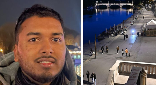 Torino, cade nel Po per un selfie e muore davanti alla moglie. Il 23enne che si è tuffato per salvarlo: «L'ho solo toccato, era tutto freddo e nero»