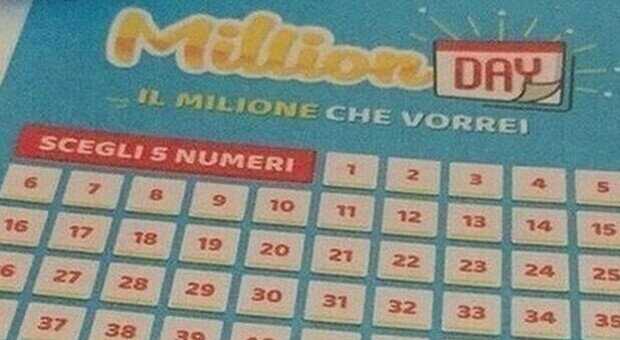 MillionDay, i numeri vincenti di sabato 29 maggio 2021