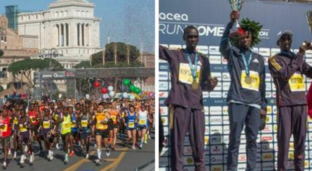 Maratona di Roma: gara da record per il keniano Asbel Rutto che vince in 2h06'24". Lagat prima tra le donne