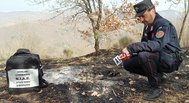 Incendi boschivi nel Reatino, vigilanza massima dei carabinieri forestale