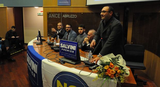 L'Aquila, "Noi con Salvini" fa il pieno all'Ance. Biondi: «Abbiamo trovato un disastro». D'Eramo: «Stiamo mettendo le pezze»