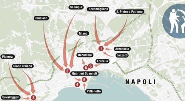 Napoli, babygang scatenate: ecco la mappa della paura