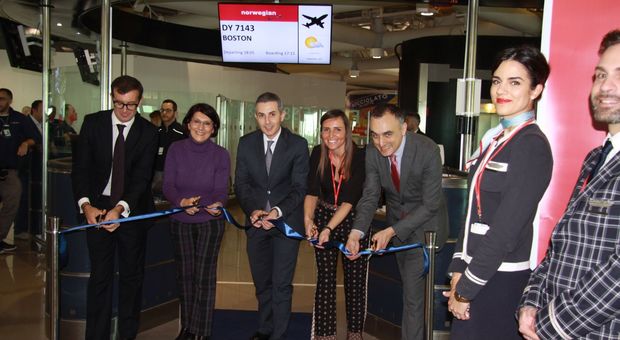 Norwegian inaugura il nuovo volo diretto Roma-Boston