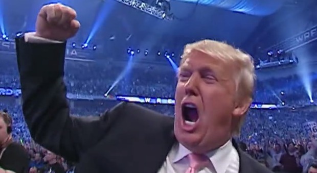 Trump e quel combattimento sul ring del wrestling