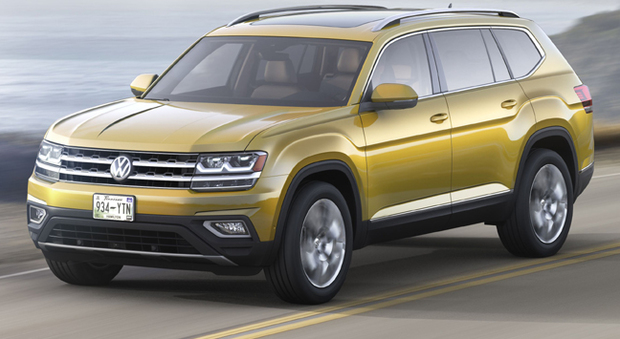 La Volkswagen Atlas, il Suv a 7 posti prodotto e commercializzato in Usa