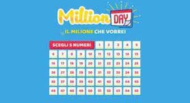 Million Day, estrazione dei numeri vincenti di oggi 5 maggio 2021