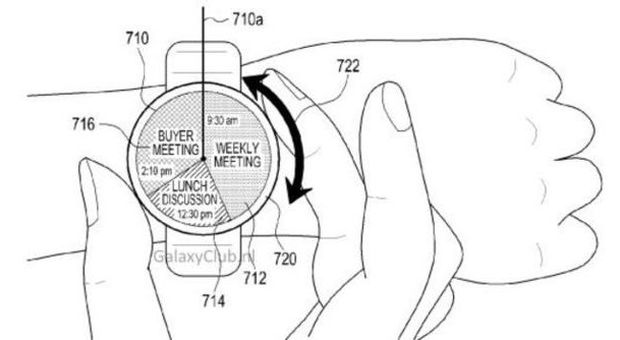 Samsung pensa a uno smartwatch con tasti fisici? Spunta un brevetto del 2013