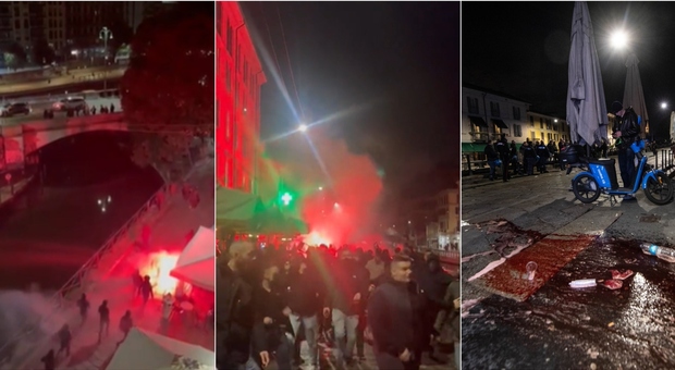 Agguato degli ultras del Milan ai tifosi del Psg ai Navigli: grave un francese accoltellato