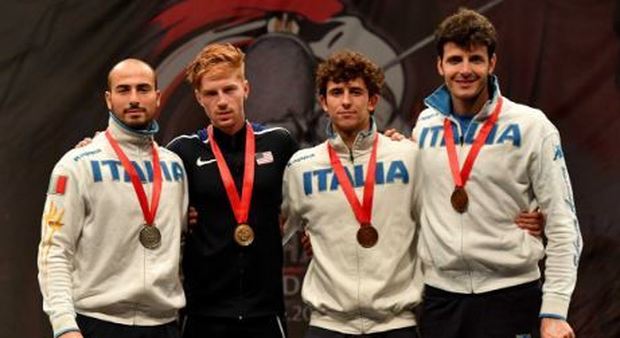 Fioretto maschile, Coppa del Mondo: Foconi, Cassarà e Nista. A Il Cairo tre azzurri sul podio