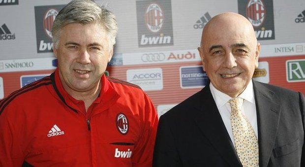 Milan, Ancelotti deciderà entro mercoledì. ​Galliani: "Al 50% accetterà di tornare"