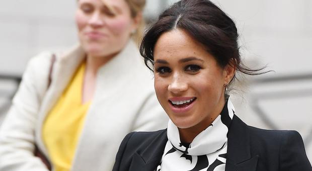 immagine Meghan Markle al Queen's Commonwealth Trust per l'International Women's Day