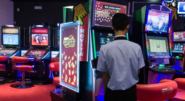Sala giochi e slot machine