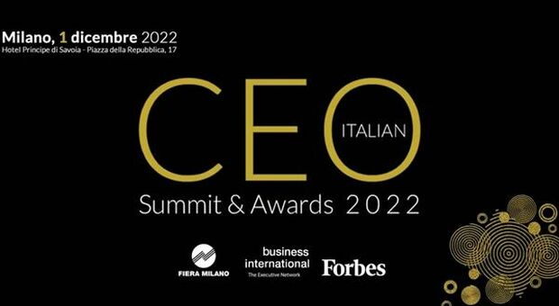 "CEO Italian Summit & Awards", il primo dicembre il Top Management italiano riunito a Milano