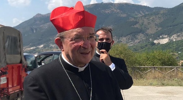il cardinale Giuseppe Petrocchi, arcivescovo dell'Aquila