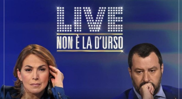 Matteo Salvini e Barbara D'Urso recitano in diretta l'eterno riposo per le vittime del coronavirus