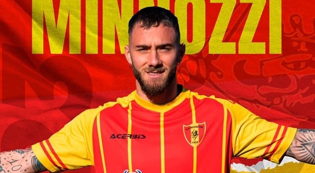 Matteo Minnozzi, 25 anni, nuovo attaccante della Recanatese