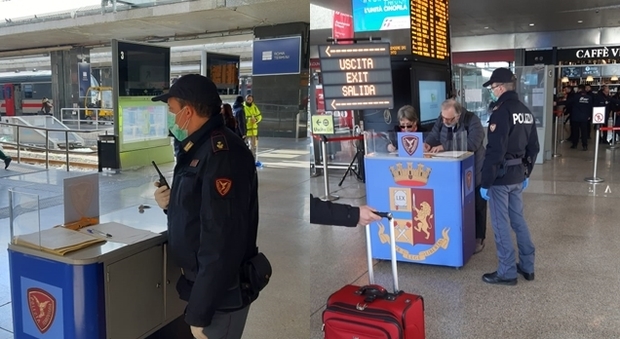 immagine Coronavirus, si intensificano i controlli della Polizia nelle stazioni