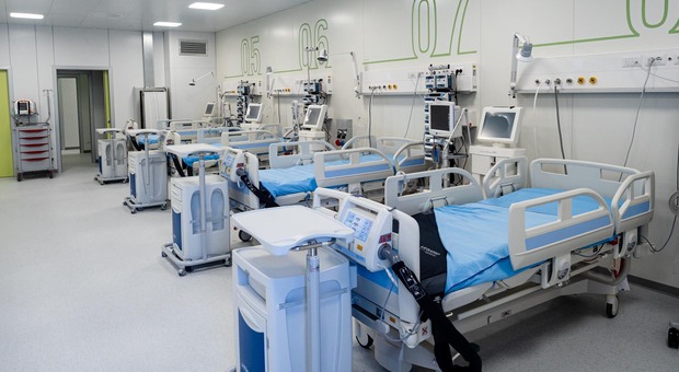 Un reparto di terapia intensiva dell'ospedale di Perugia
