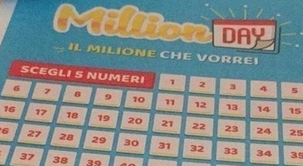 Million Day, i numeri vincenti di giovedì 23 maggio 2019