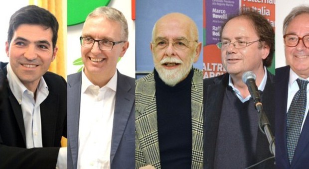 I cinque candidati dalla Regione Marche