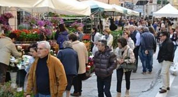 Due eventi simili concomitanti Le città elpidiensi si fanno guerra coi fiori