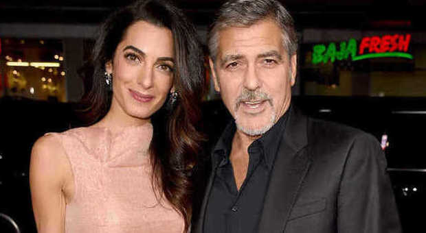 Amal incinta al terzo mese: bebè in arrivo per George Clooney